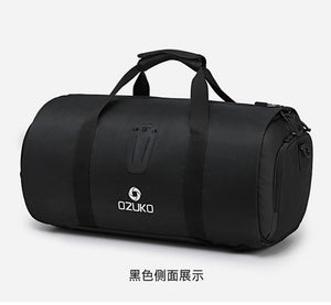 OZUKO Suit storage bag Multifunction Men Suit Travel Bag Large Capacity Waterproof Duffle Bag for Trip Hand Luggage Bags