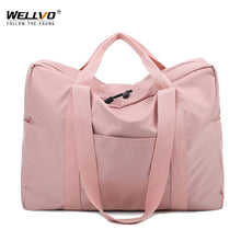 Load image into Gallery viewer, Women Travel Duffle Bags Oxford Waterproof Travel Bags Fashion Hand Luggage Big Bag Packing Cubes Men Duffel Weekend Bag XA56ZC