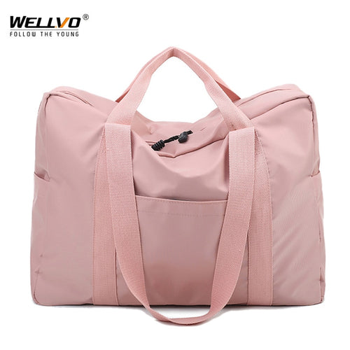 Women Travel Duffle Bags Oxford Waterproof Travel Bags Fashion Hand Luggage Big Bag Packing Cubes Men Duffel Weekend Bag XA56ZC