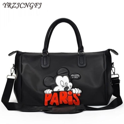 2019 Lady Travel Bag Large Capacity Women Cartoon Pattern Shoulder Carry On Big Bag Luggage Waterproof Weekend Duffle Bags