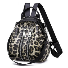 Load image into Gallery viewer, Bags for Women 2018 wild Backpacks Leathe Leopard Female Travel Backpack High Quality Women Bag School Bag Backpack Girl Mochila