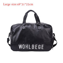 Load image into Gallery viewer, Men Travel Bag Large Duffle Independent Shoes Storage Big Fitness PU Leather Women Handbag Bags Luggage Shoulder Bag