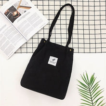 Load image into Gallery viewer, Litthing Women Solid  Corduroy Shoulder Bags Shopping Bag Tote Package Crossbody Bags Purses Casual Handbag For Women Bookbag