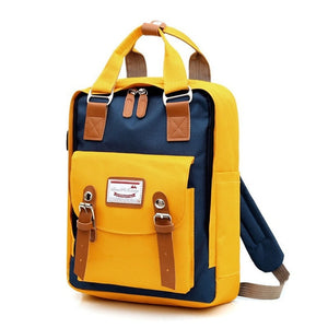 2019 New Multifunction Women Backpack School Bag for Girl High Quality Canvas Laptop Backpack Schoolbag for Girl Mochila Plecak