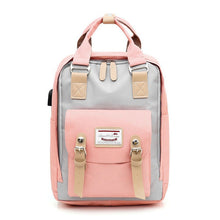 Load image into Gallery viewer, 2019 New Multifunction Women Backpack School Bag for Girl High Quality Canvas Laptop Backpack Schoolbag for Girl Mochila Plecak