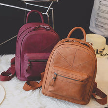 Load image into Gallery viewer, Toposhine Retro Backpack Women PU Leather Bag Women Bag Medium Women Backpack Mochila Feminina School Bags for Teenagers 1591