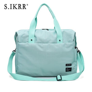 S.IKRR New Travel Bag Oxford Duffle Bag Women Water Resistant Fashion Weekend Carry On Luggage Bag Large Handbags Organizer sac