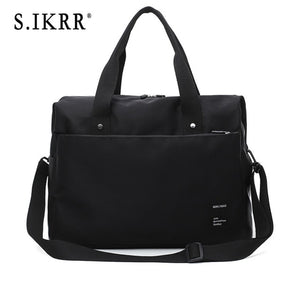 S.IKRR New Travel Bag Oxford Duffle Bag Women Water Resistant Fashion Weekend Carry On Luggage Bag Large Handbags Organizer sac