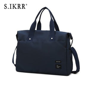 S.IKRR New Travel Bag Oxford Duffle Bag Women Water Resistant Fashion Weekend Carry On Luggage Bag Large Handbags Organizer sac