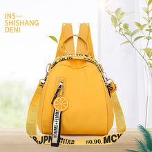 Load image into Gallery viewer, New fashion simple design women casual daypacks multi pocket travel backpacks female school bag for teenage girls Shoulder Bags