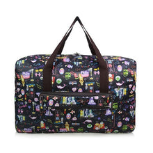 Load image into Gallery viewer, 6 Colors Waterproof Weekend Luggage Tote Foldable Travel Bag Women Large Capacity Portable Shoulder Duffle Bag Cartoon Printing