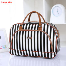 Load image into Gallery viewer, Women Travel Bags 2018 Fashion Pu Leather Large Capacity Waterproof Print Luggage Duffle Bag Casual Travel Bags PT1083