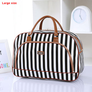 Women Travel Bags 2018 Fashion Pu Leather Large Capacity Waterproof Print Luggage Duffle Bag Casual Travel Bags PT1083