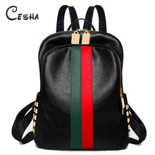 Load image into Gallery viewer, Fashion Rivet Women Travel Backpack High Quality Waterproof PU Leather Shopping Backpack Pretty Style Girl&#39;s School Backpack