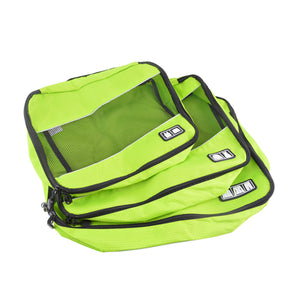 3Pcs/Set Men Travel Bag Packing Cube Clothes Pouch Foldable Duffle Bag Large Capacity Luggage Sorting Organizer Trip Accessories