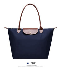 Load image into Gallery viewer, 2019 Famous Brands Women Bags Shoulder Bag Handbag Waterproof Nylon Leather Beach bag Designer Folding Tote Bolsa Sac Feminina