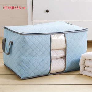 2019 Travel Bag Portable Duffle Bag Organizer Non Woven Underbed Pouch Packing Cubes Box Bamboo Clothing Luggage Bag